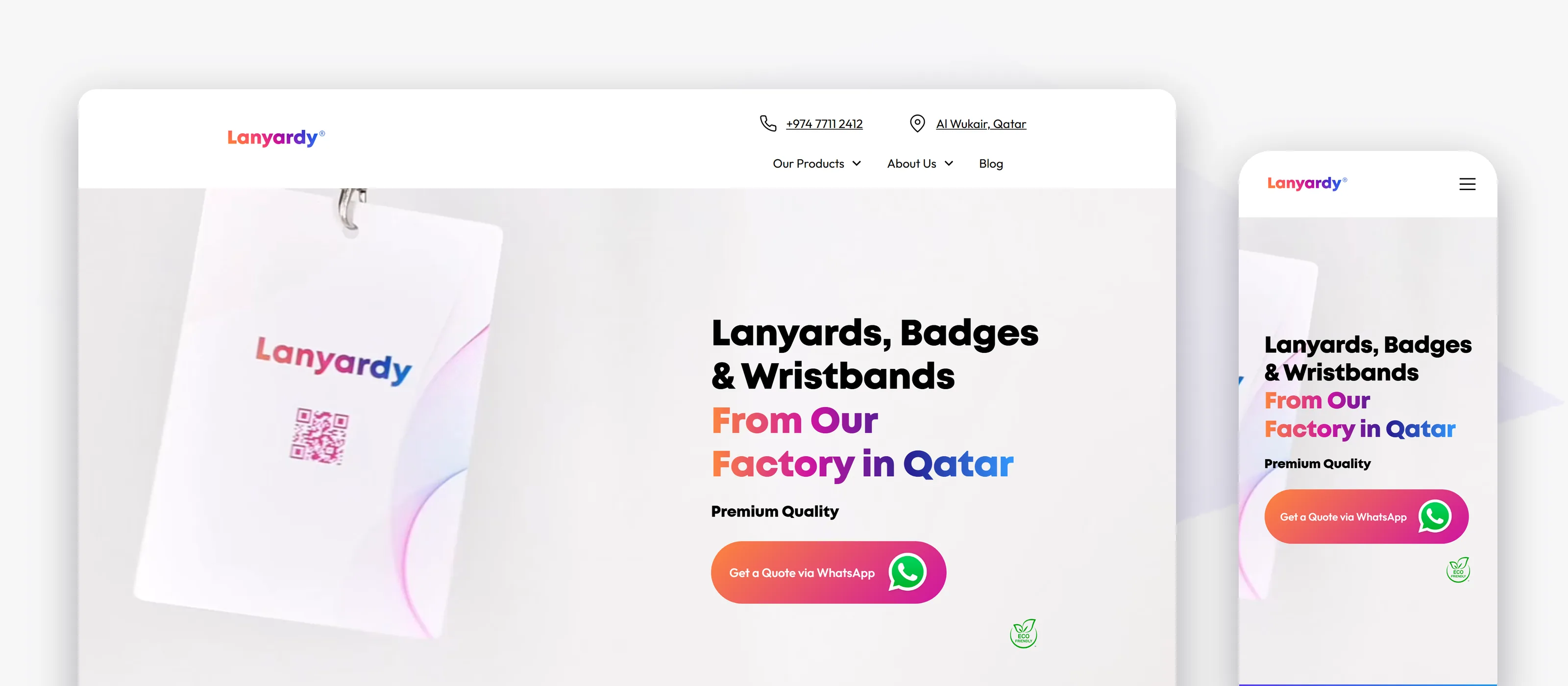 Lanyardy — Ranked across its niche from launch — and recommended by ChatGPT and Claude as a top Qatar manufacturer.